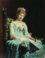 portrait d’une femme e d botkina 1881 Ilya Repin